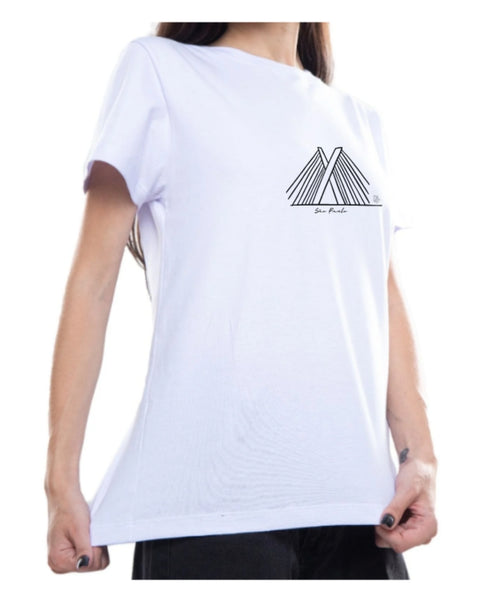 Camiseta - Ponte São Paulo | Estilo Butiquim