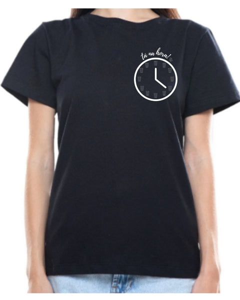 Camiseta - Relógio de bar, ta na hora! | Estilo Butiquim