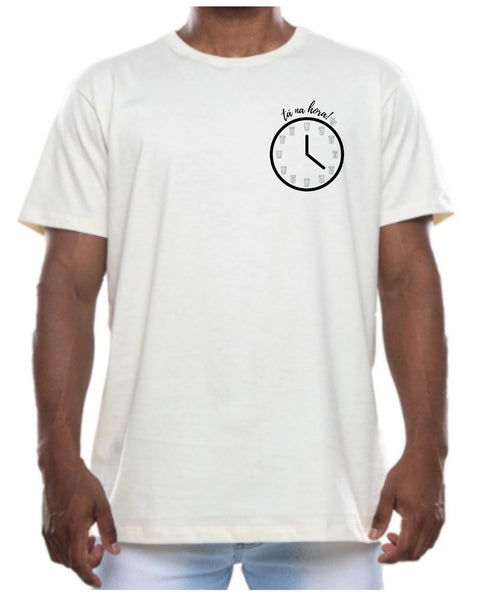 Camiseta - Relógio de bar, ta na hora! | Estilo Butiquim