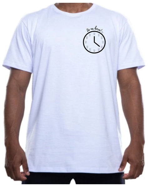 Camiseta - Relógio de bar, ta na hora! | Estilo Butiquim
