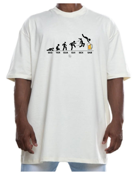 Camiseta - Seg À Sab - Mergulho na cerveja | Estilo Butiquim
