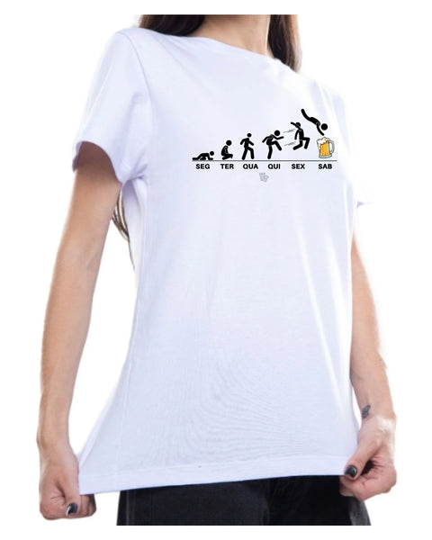 Camiseta - Seg À Sab - Mergulho na cerveja | Estilo Butiquim