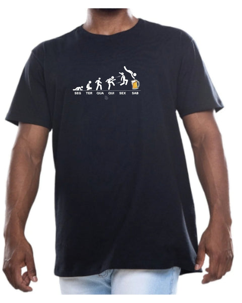 Camiseta - Seg À Sab - Mergulho na cerveja | Estilo Butiquim