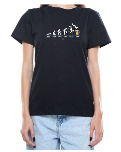 Camiseta - Seg À Sab - Mergulho na cerveja | Estilo Butiquim